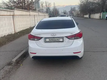 Hyundai Elantra 2014 года за 5 500 000 тг. в Шамалган – фото 2