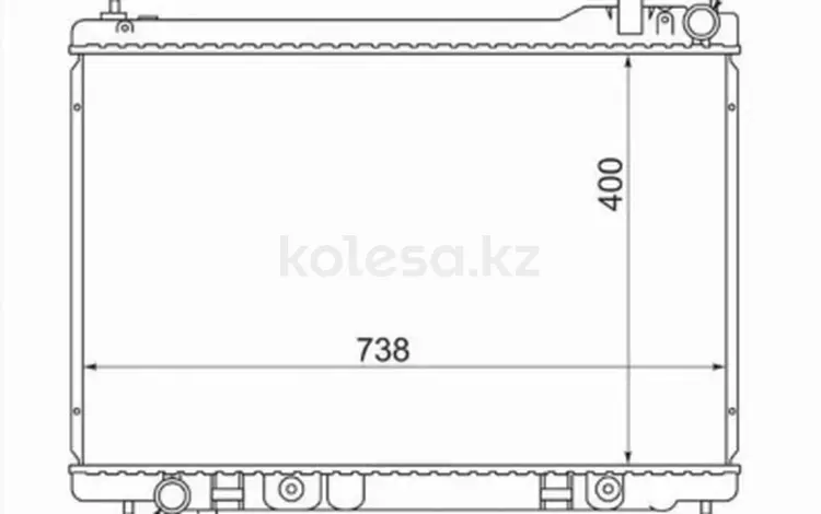 Радиатор охлаждения двигателя за 6 375 тг. в Караганда