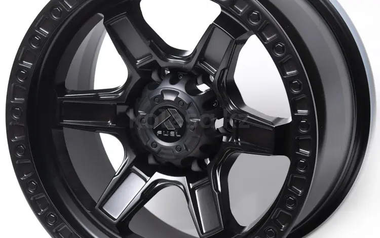 JT169-7 Fuel R17x9J ET0 6x139.7 Dia 110, 1 MATT BLACK за 280 000 тг. в Алматы