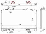 Радиатор Двигателя за 31 550 тг. в Астана