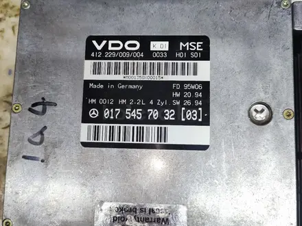 017545732 ЭБУ Mersedes VDO с отключенным иммобилайзером за 80 000 тг. в Астана – фото 4