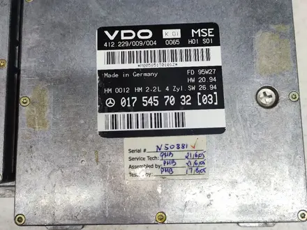 017545732 ЭБУ Mersedes VDO с отключенным иммобилайзером за 80 000 тг. в Астана – фото 5