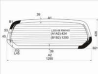 Стекло заднее с обогревом MITSUBISHI TRITON/L200 2/4D 06-15for27 500 тг. в Павлодар