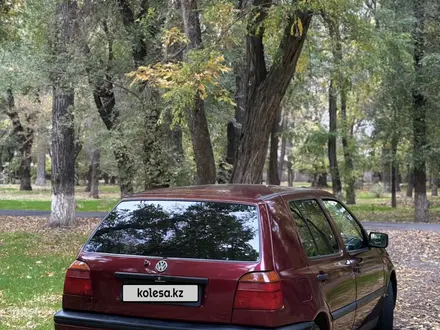 Volkswagen Golf 1993 года за 1 250 000 тг. в Тараз – фото 5