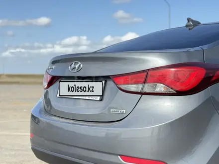 Hyundai Elantra 2014 года за 6 300 000 тг. в Уральск – фото 7