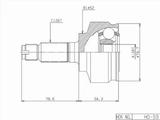 Шрус наружный , граната наружная за 21 600 тг. в Караганда
