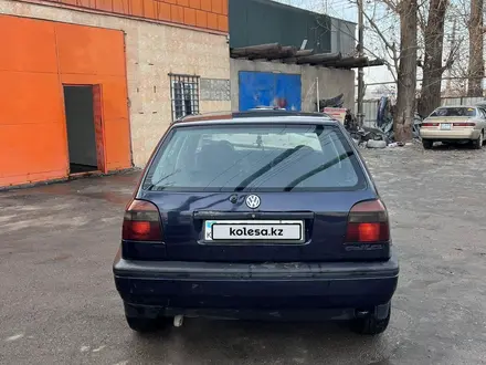 Volkswagen Golf 1992 года за 850 000 тг. в Алматы – фото 5