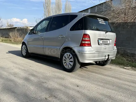 Mercedes-Benz A 160 2002 года за 2 400 000 тг. в Тараз – фото 8