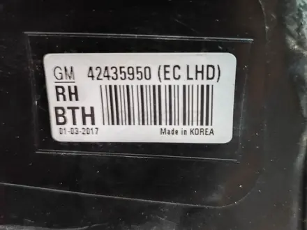 Фонарь задний левый, правый от Chevrolet Tracker. за 50 000 тг. в Астана – фото 6