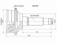 Шрус наружный , граната наружная за 11 400 тг. в Караганда