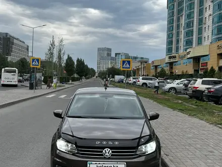 Volkswagen Polo 2018 года за 8 000 000 тг. в Астана – фото 2