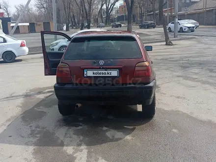 Volkswagen Golf 1993 года за 824 285 тг. в Алматы – фото 7