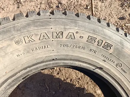 ОДНА шина 205/75 R15 — "Кама-515" (Россия), зимняя. Протектор в и за 15 000 тг. в Астана – фото 4