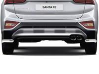 Защита заднего бампера Hyundai SantaFe, СантаФе! за 96 000 тг. в Шымкент