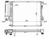 Радиатор охлаждения двигателя за 39 050 тг. в Караганда
