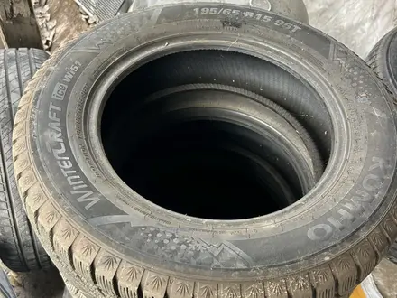 Зимние шины комплект Kumho 195/65/15 за 75 000 тг. в Алматы – фото 4