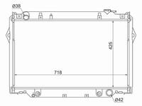 Радиатор двигателя за 47 100 тг. в Астана