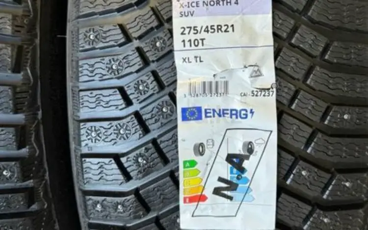 275/45/21. Michelin X ice north 4. Шипованные шины за 1 800 000 тг. в Алматы