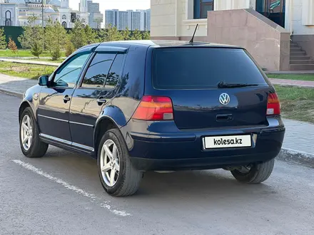 Volkswagen Golf 2002 года за 2 700 000 тг. в Астана – фото 10