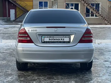 Mercedes-Benz C 200 2002 года за 3 450 000 тг. в Экибастуз – фото 5