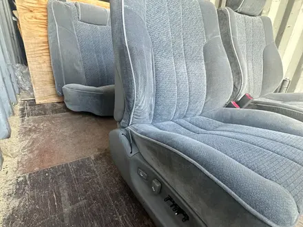 Комплект сидений Toyota Aristo 140, 91-97 год, серый велюр из Японии за 200 000 тг. в Караганда – фото 6