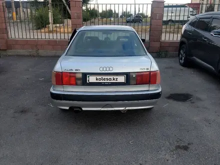 Audi 80 1993 года за 1 100 000 тг. в Тараз – фото 4