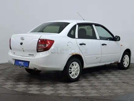 ВАЗ (Lada) Granta 2190 2014 года за 1 680 000 тг. в Астана – фото 5