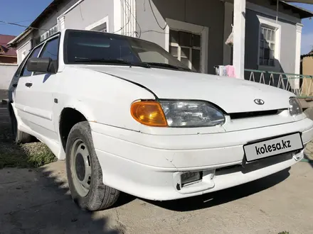 ВАЗ (Lada) 2114 2013 года за 1 000 000 тг. в Туркестан – фото 2