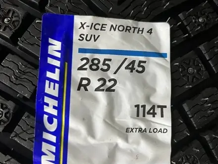 Michelin X-Ice North 4 SUV 285/45 R22 114T за 550 000 тг. в Алматы – фото 3