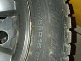 Зимние колёса R15 в сборе: диски, шины 185/65 R15, красивые колпаки за 40 000 тг. в Астана – фото 3