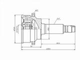 Шрус наружный , граната наружная за 8 850 тг. в Караганда