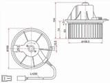 Мотор печки, моторчик печки за 11 850 тг. в Караганда