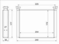 Радиатор отопителя салонаfor11 250 тг. в Павлодар