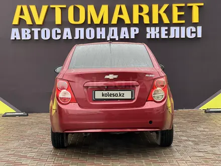 Chevrolet Aveo 2013 года за 3 700 000 тг. в Кызылорда – фото 6