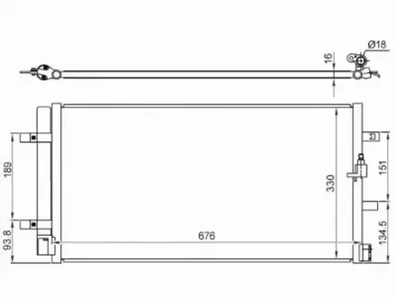 Радиатор кондиционера за 22 850 тг. в Астана