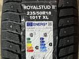 Зимние шипованные шины Royalblack 235 50 18, 107Т XL 2024 г. В за 250 000 тг. в Алматы