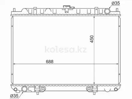 Радиатор двигателя за 31 200 тг. в Павлодар