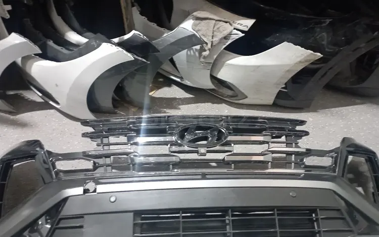 Бампер передний в наличии и в зборе Хундай из Карея за 1 000 тг. в Шымкент