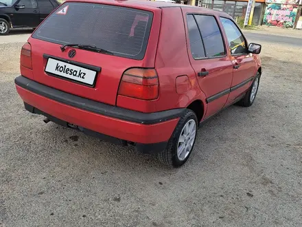 Volkswagen Golf 1993 года за 1 300 000 тг. в Тараз – фото 3