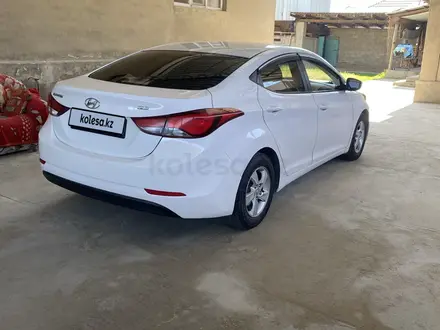 Hyundai Elantra 2015 года за 6 100 000 тг. в Тараз – фото 4