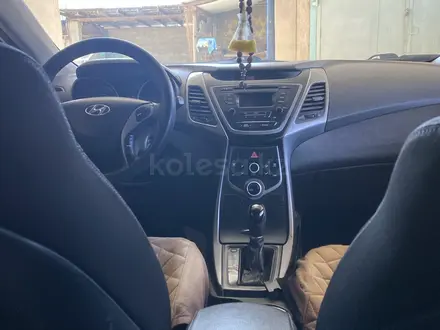 Hyundai Elantra 2015 года за 6 100 000 тг. в Тараз – фото 7
