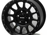 1107 R17 9J 6x139, 7 ET0 ЦО106, 1 SATIN BLACK WITH CHROME RIVETS за 340 000 тг. в Алматы