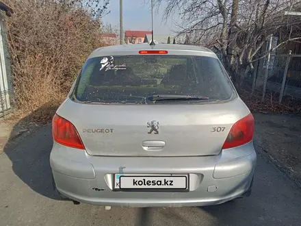 Peugeot 307 2005 года за 2 100 000 тг. в Алматы – фото 3