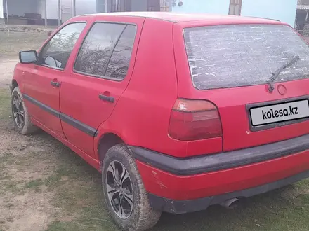 Volkswagen Golf 1992 года за 900 000 тг. в Тараз – фото 6