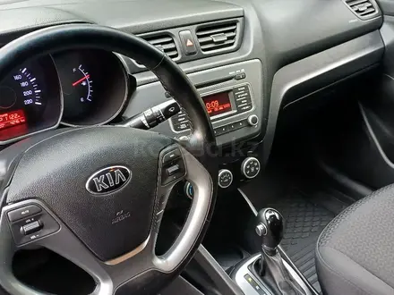 Kia Rio 2016 года за 5 800 000 тг. в Костанай – фото 13