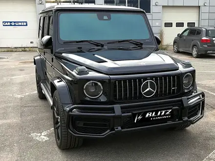 Кенгурятник защита бампера Мерседес W463 W464 G63 AMG Гелендваген за 1 500 000 тг. в Астана – фото 2