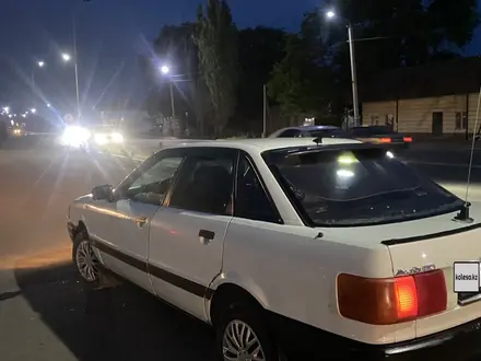 Audi 80 1991 года за 560 000 тг. в Тараз – фото 4