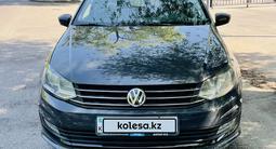Volkswagen Polo 2018 года за 6 300 000 тг. в Алматы – фото 2