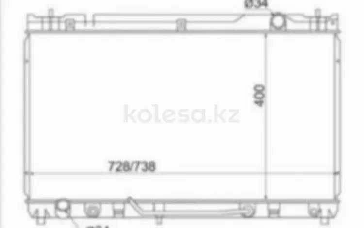 Радиатор двигателя за 25 250 тг. в Астана