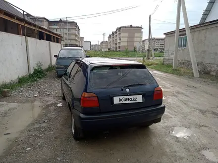 Volkswagen Golf 1993 года за 1 300 000 тг. в Тараз – фото 8